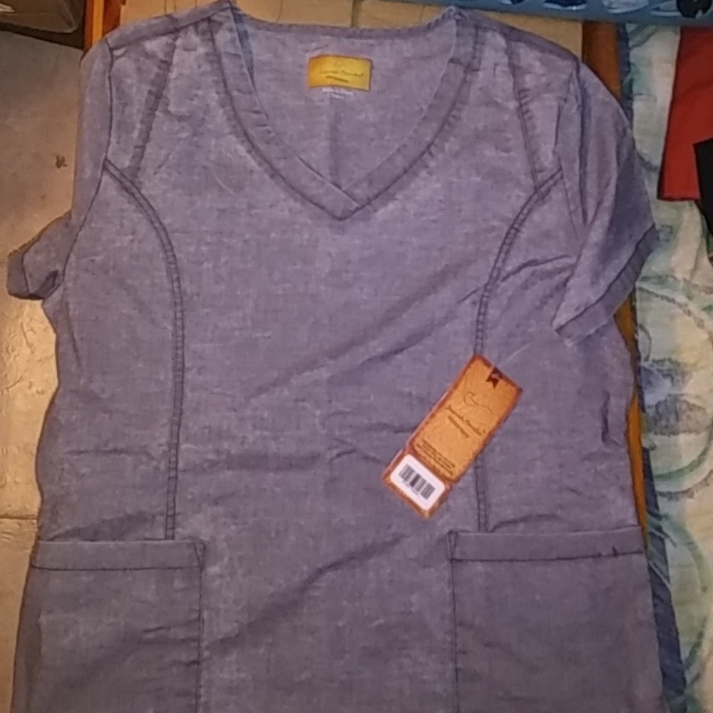 Pewter color scrub set size L